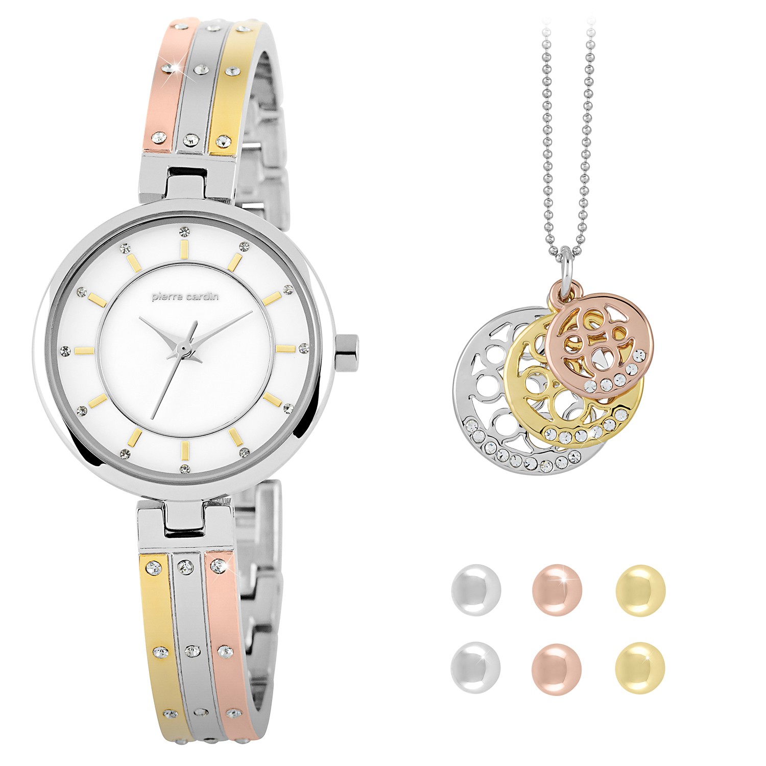 Pierre Cardin Watch PCX5112L218 Gift Set Jewellery